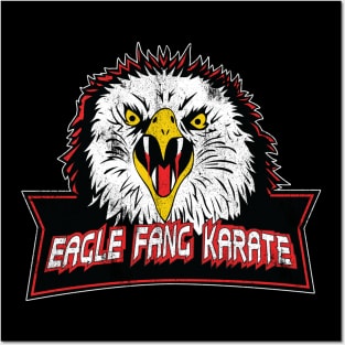 Cobra Kai - Eagle Fang Karate Vintage Style Posters and Art